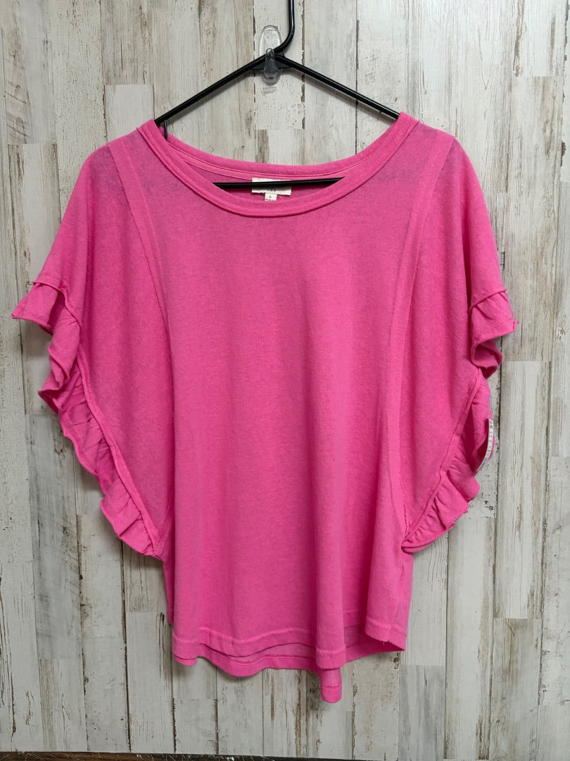 PINK UMGEE RUFFLE TOP, LADIES S