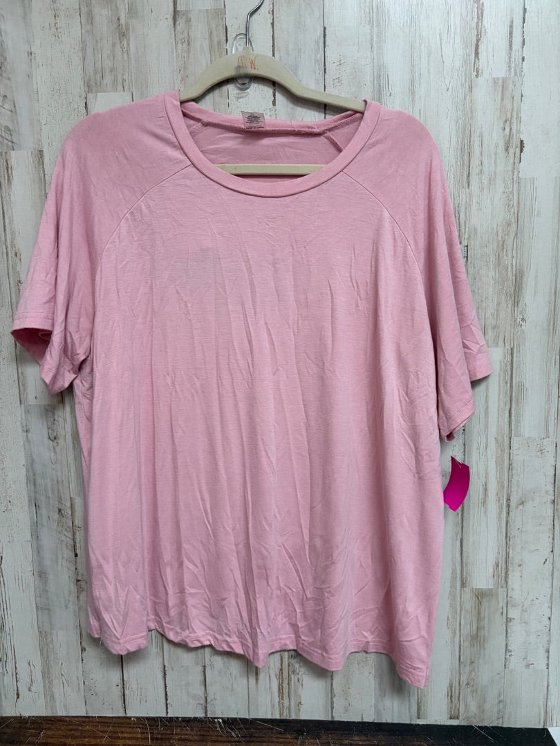 PINK EBB & FLOW SOFT TEE, LADIES 2X