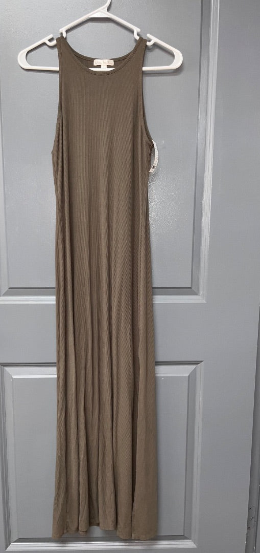 OLIVE NINE BRITTON RIBBED TANK MAXI, LADIES S