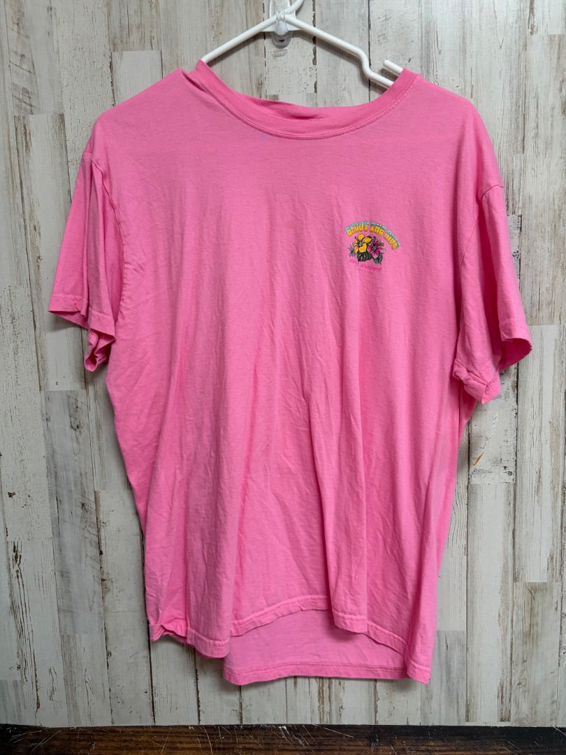 PINK SIMPLY SOUTHERN ENJOY THE RIDE TEE, LADIES L