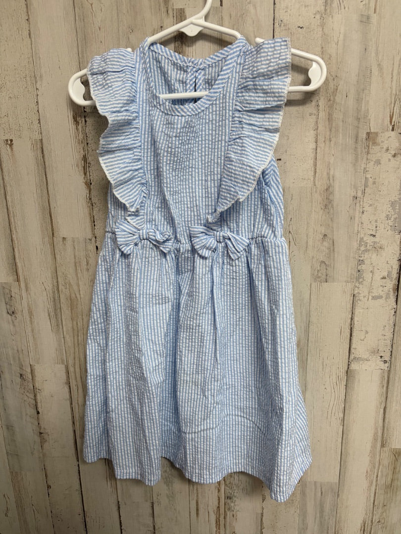 BLUE SHEIN STRIPE DRESS, GIRLS 2/3