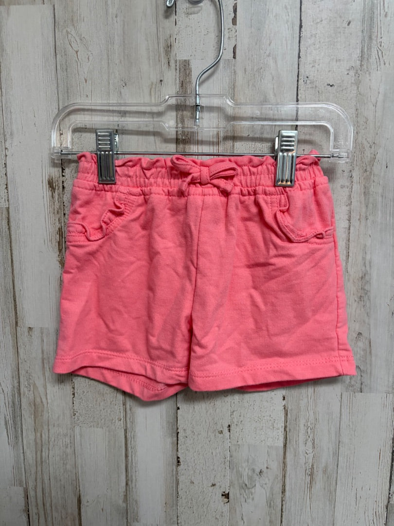 CORAL PULL ON COTTON SHORTS, GIRLS 3T