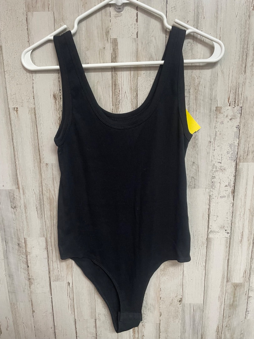 BLACK A NEW DAY RIBBED BODYSUIT, LADIES S