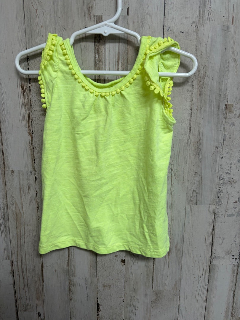 NEON YELLOW CARTERS TRIM TOP, GIRLS 3T