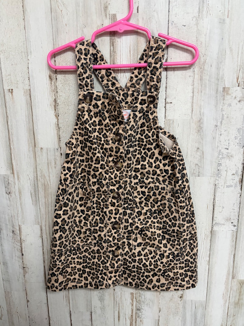 BROWN WONDER NATION CHEETAH DRESS, GIRLS 4T