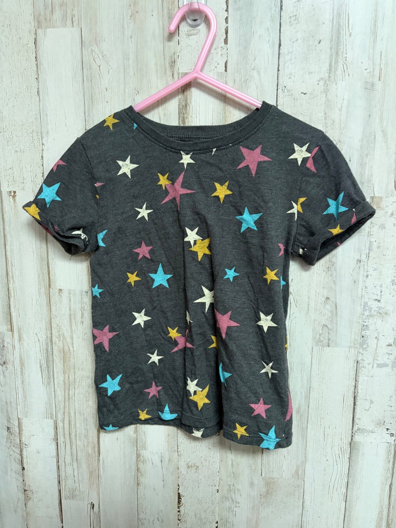 GREY OKIE DOKIE STAR TEE, GIRLS 5T