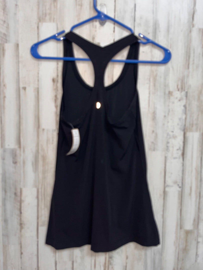BLACK LULULEMON SZ 6 SOFT TANK, LADIES M