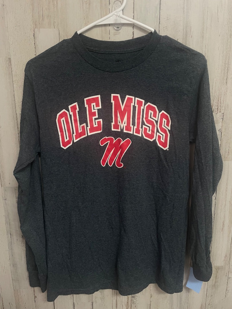 GREY OLE MISS TEE, LADIES S