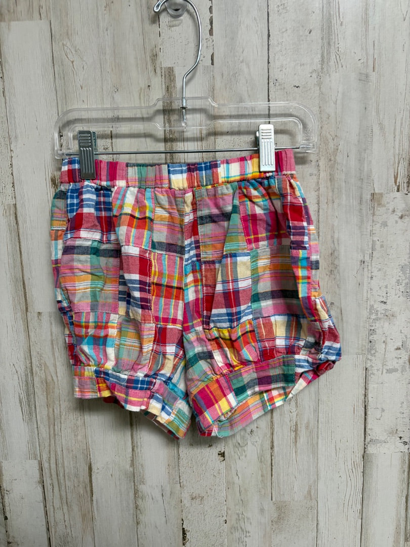 PINK CLASSIC WHIMSY PLAID SHORTS, GIRLS 7