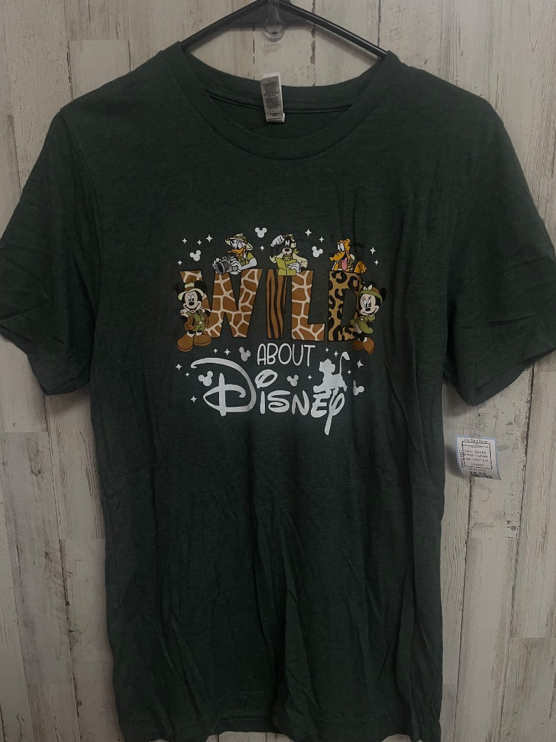 GREEN GILDAN WILD ABOUT DISNEY TEE, LADIES M