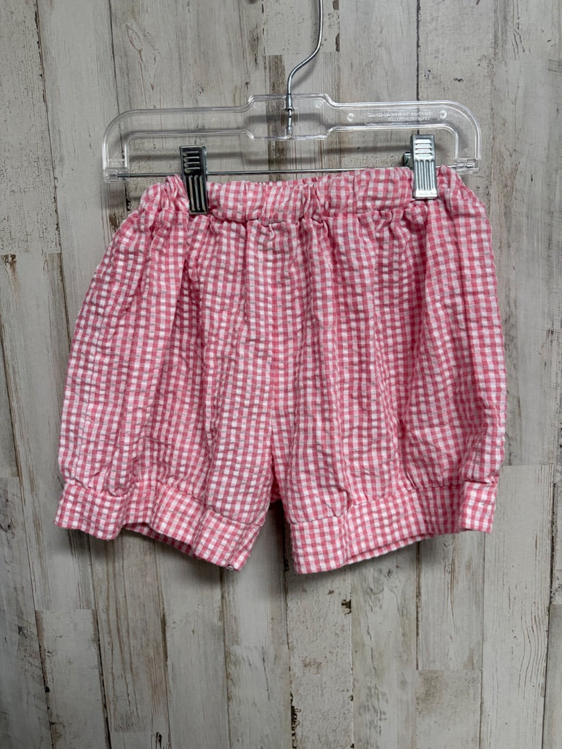 PINK CLASSIC WHIMSY PLAID SHORTS, GIRLS 8