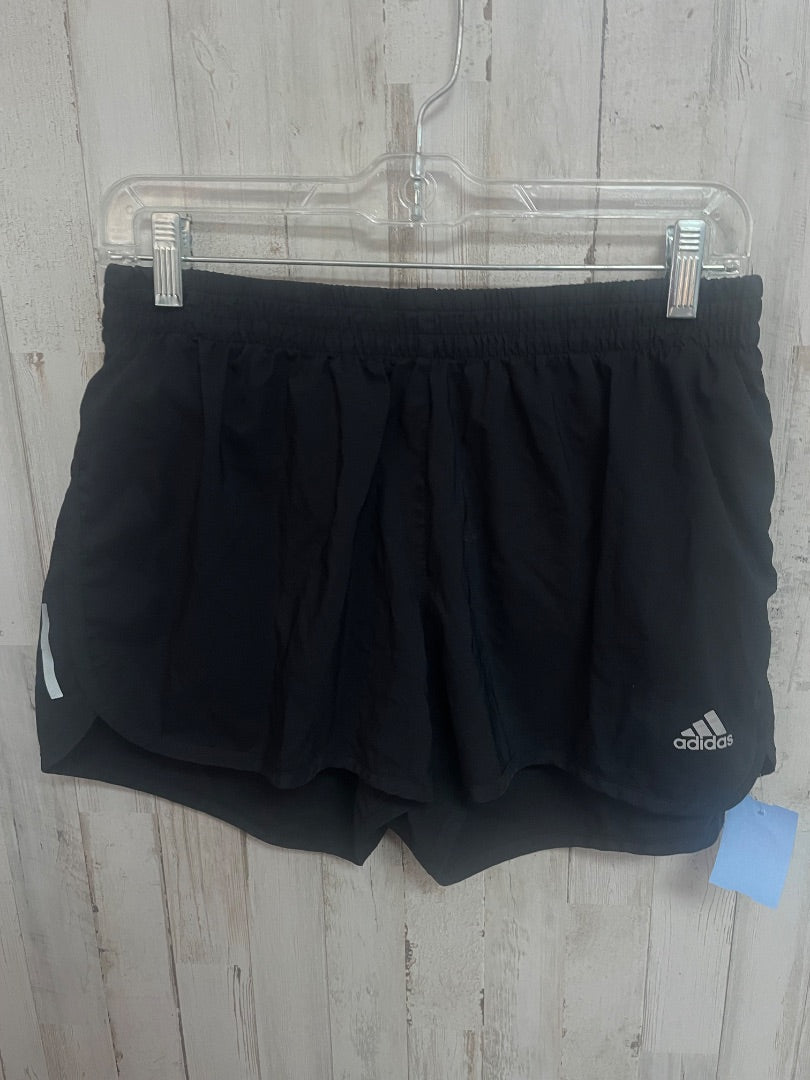 BLACK ADIDAS DRY FIT SHORTS, LADIES L