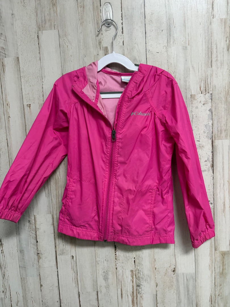 PINK COLUMBIA RAIN JACKET, GIRLS 4/5