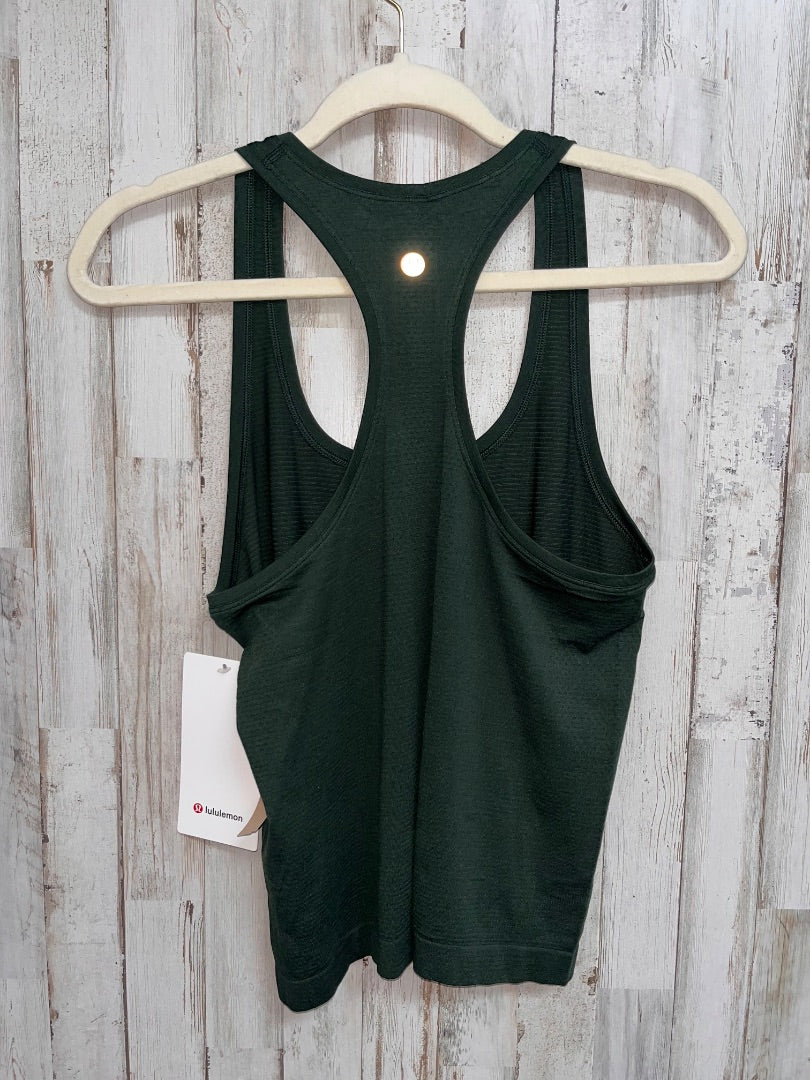 HUNTER GREEN LULULEMON NEW SZ 6 SWIFTLY TECH TANK, LADIES M