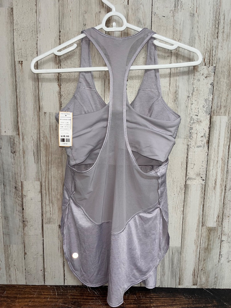 LILAC LULULEMON SZ 4 LAYERED TANK, LADIES S