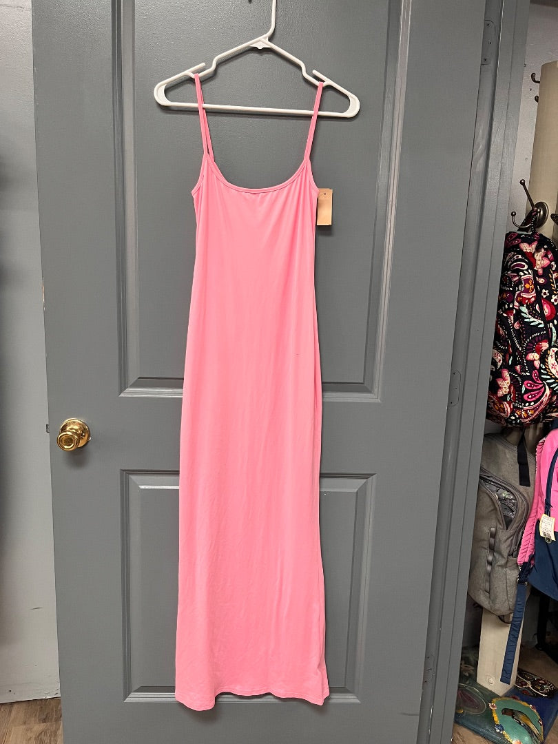 LIGHT PINK SHIEN FITTED TANK MAXI, LADIES S