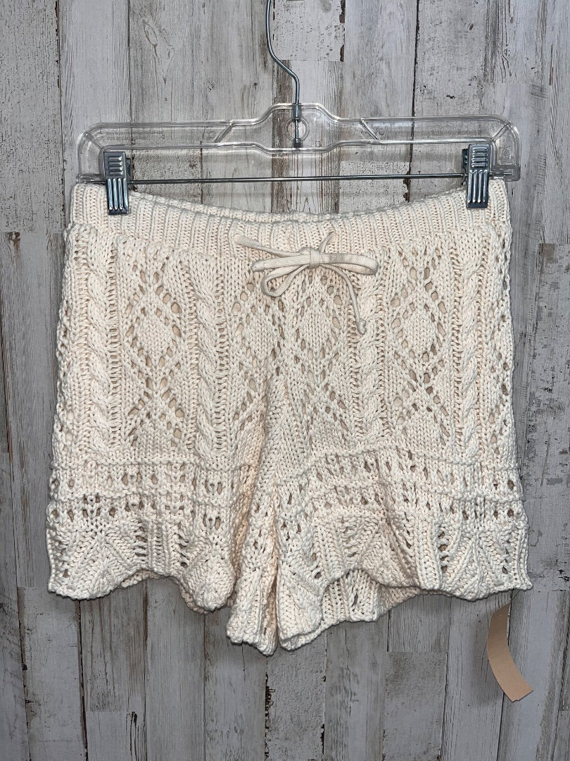 IVORY KNIT SHORTS, LADIES M