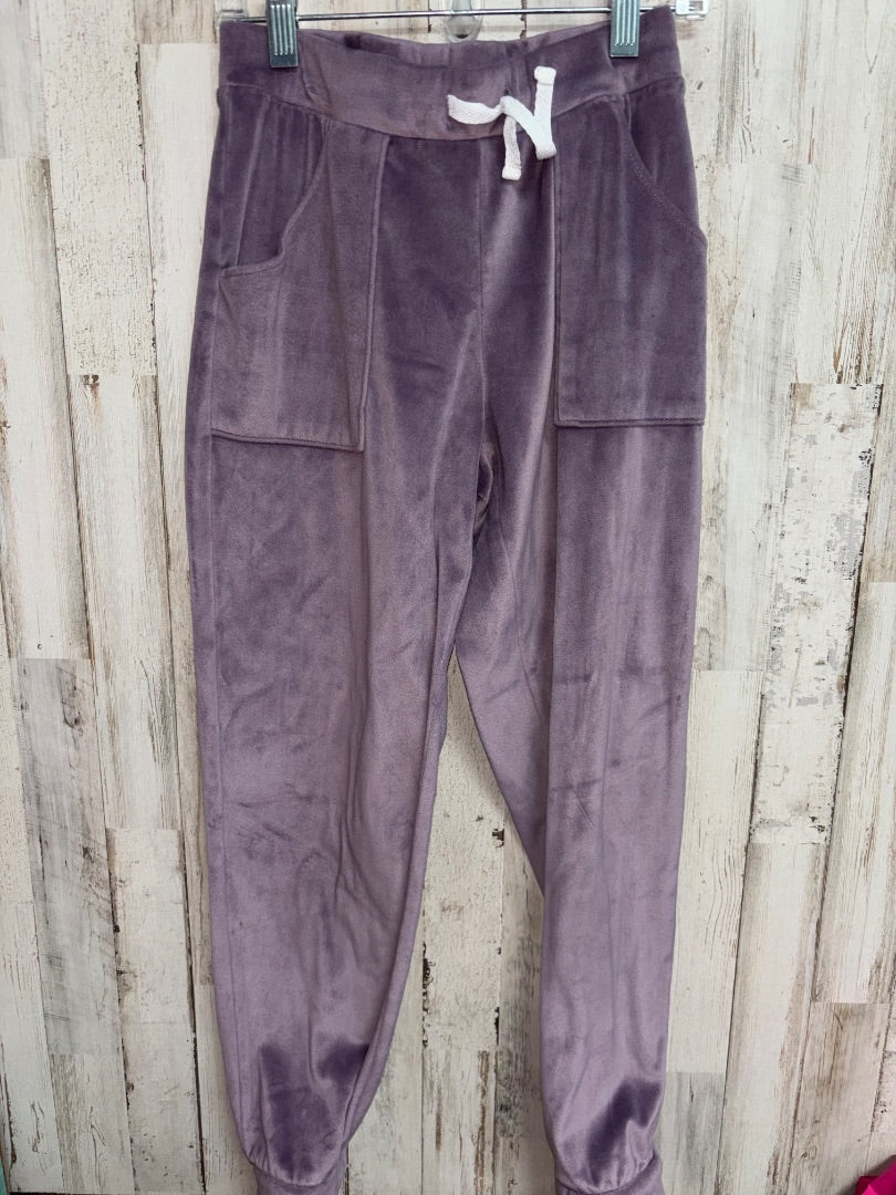 Purple Cat and Jack Suede joggers, Girl 8