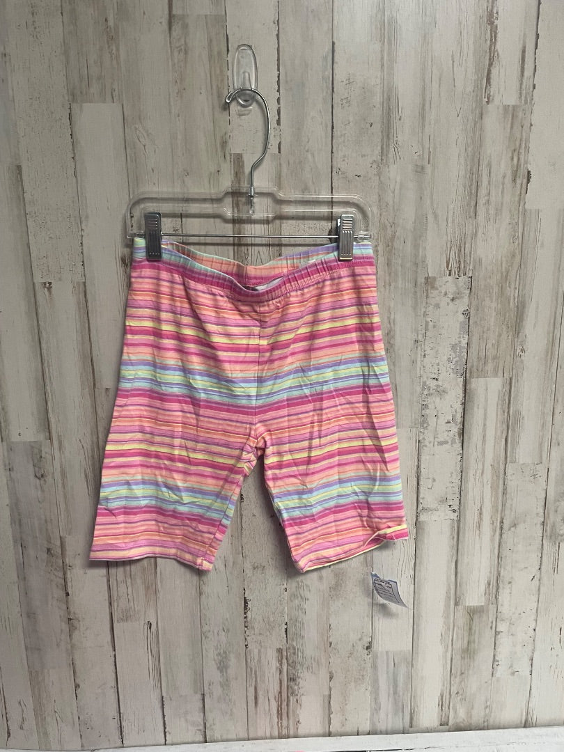 multi childrens place stripped shorts, girl 10/12