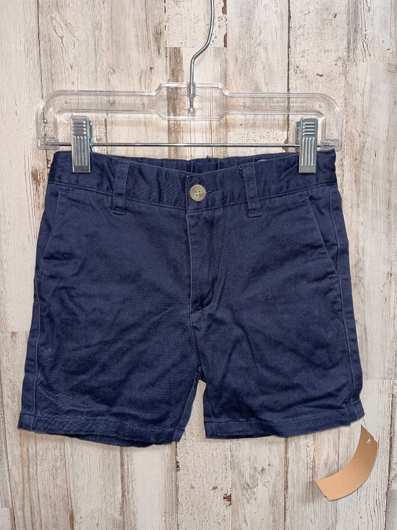 NAVY PROPERLY TIED BUTTON SHORTS, BOY 4T