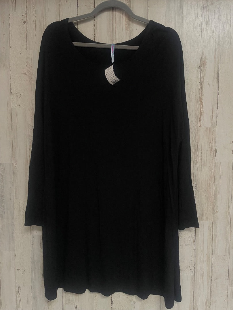 BLACK AZULES SOFT COTTON DRESS, LADIES XL