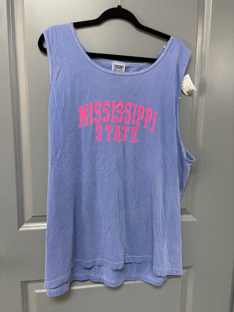 PURPLE COMFORT COLORS MS STATE TANK, LADIES XL
