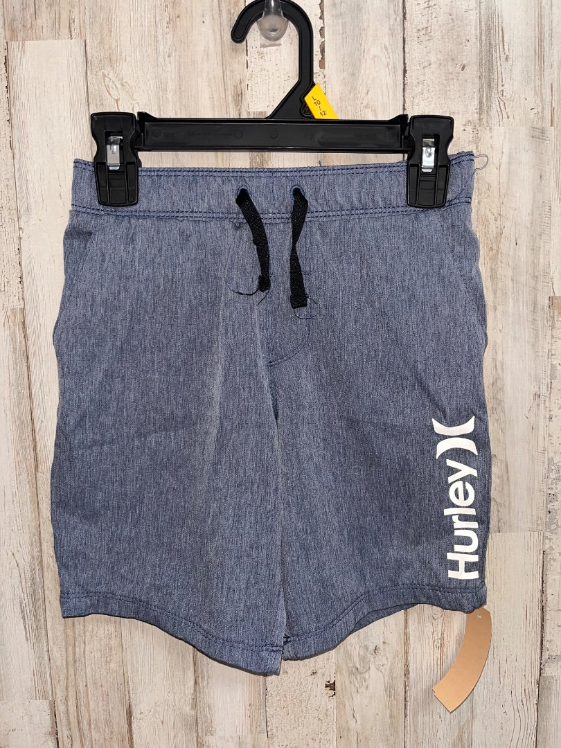 BLUE HURLEY DRY FIT SHORTS, BOY 5