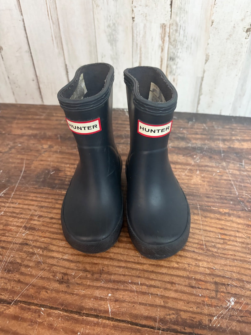 BLACK HUNTER RAIN BOOTS, SHOES 5