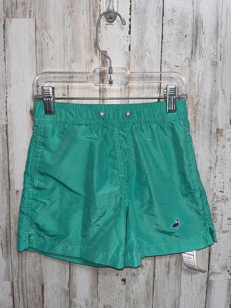 GREEN PROPERLY TIED SWIM TRUNKS, BOY 6
