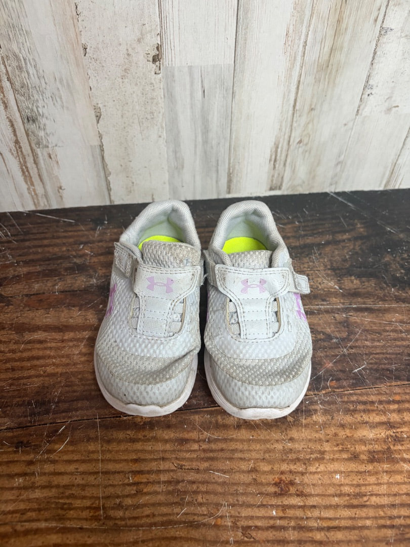 GREY UNDER ARMOUR MESH SNEAKERS, SHOES 7