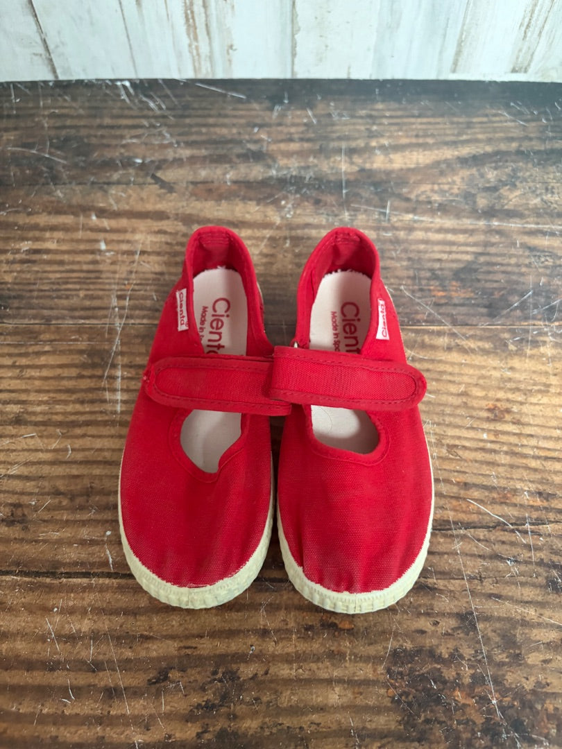 RED CIENTA VELCRO SLIP ONS, SHOES 10