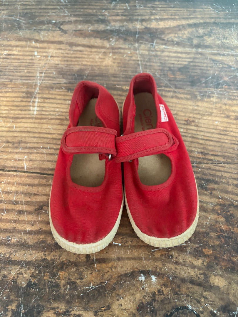 RED CIENTA RED SLIP ONS, SHOES 11