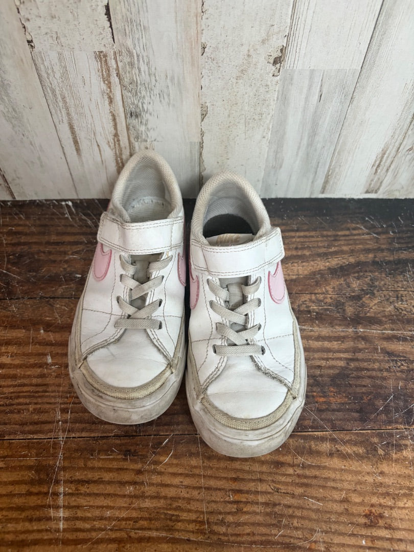 WHITE NIKE VELCRO SNEAKERS, SHOES 12
