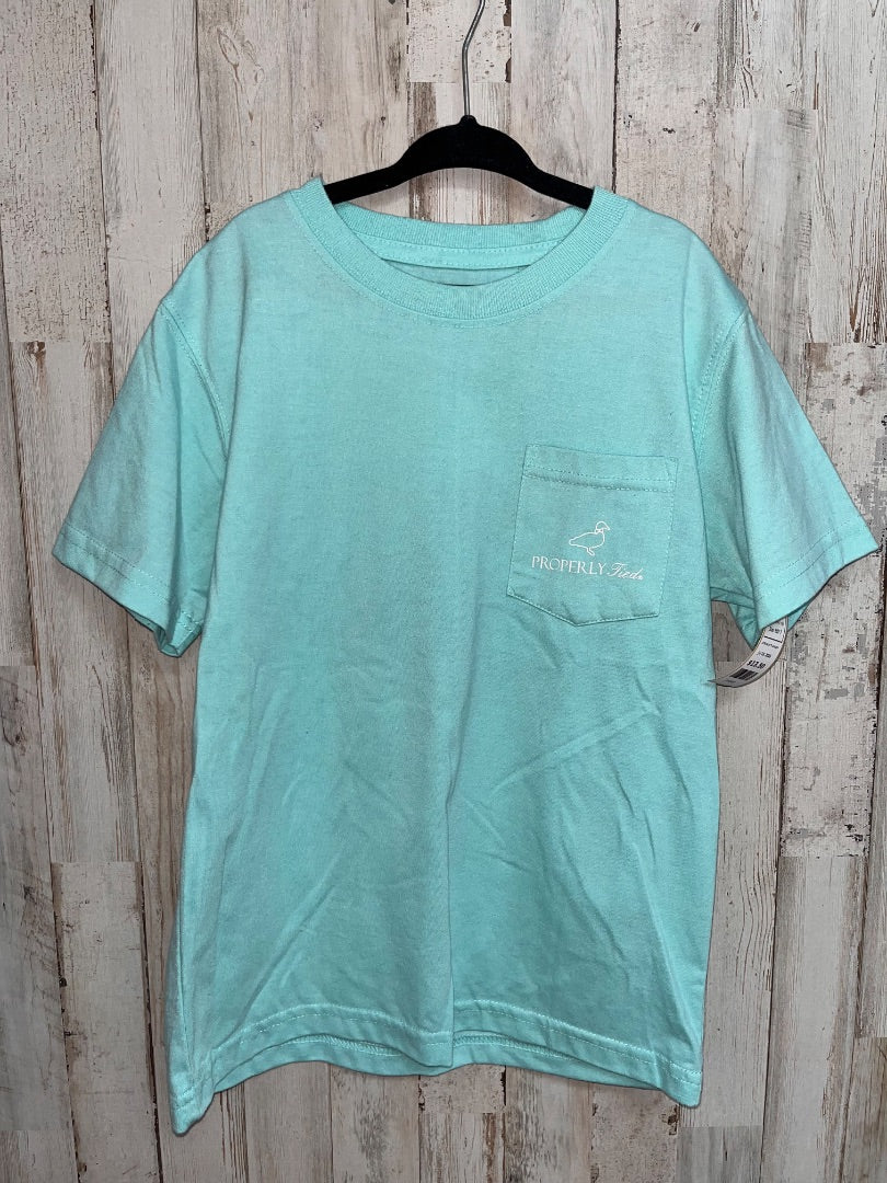 MINT PROPERLY TIED STING RAY POCKET TEE, BOY 7