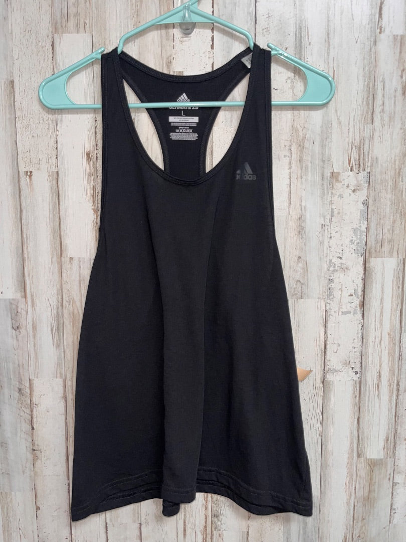 BLACK ADIDAS COTTON TANK, LADIES M