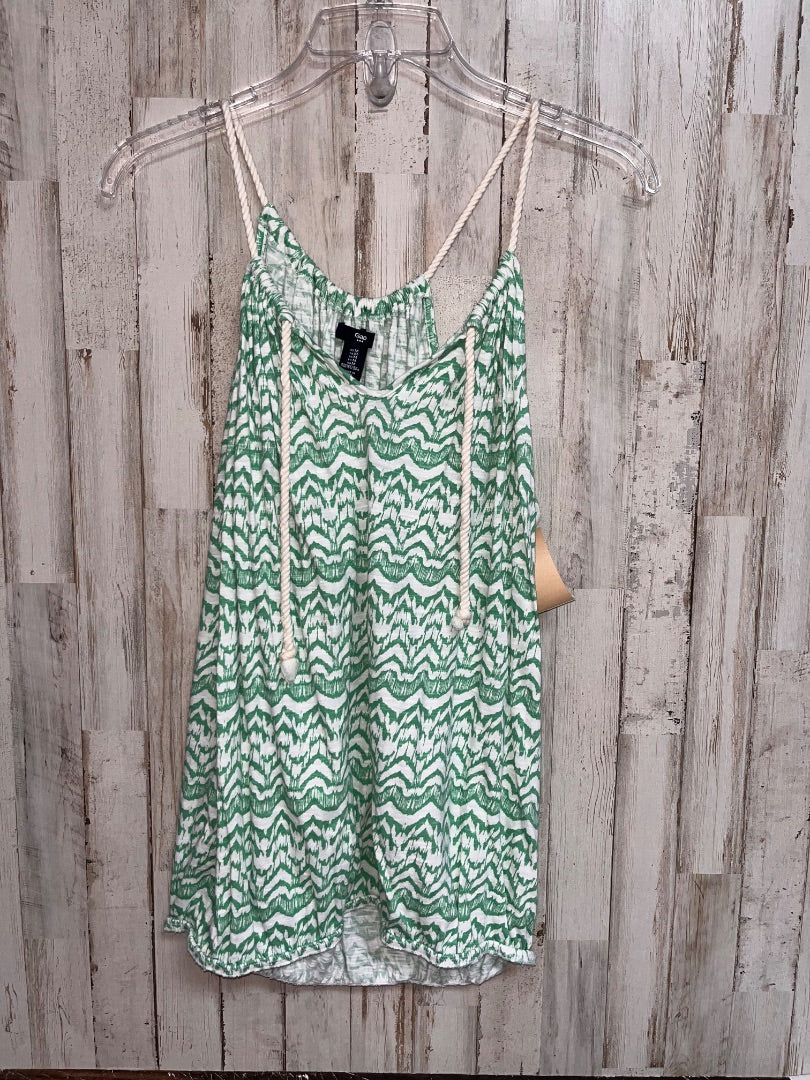GREEN GAP STRIPE ROPE STRAP TANK, LADIES M