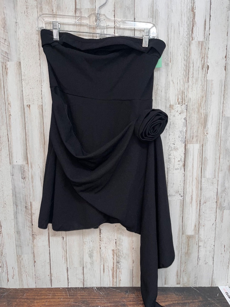 BLACK STRAPLESS DRESS, LADIES M