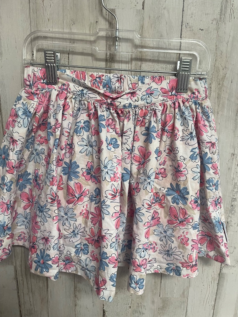 BEIGE CALVIN KLEIN FLORAL SKIRT, GIRLS 7