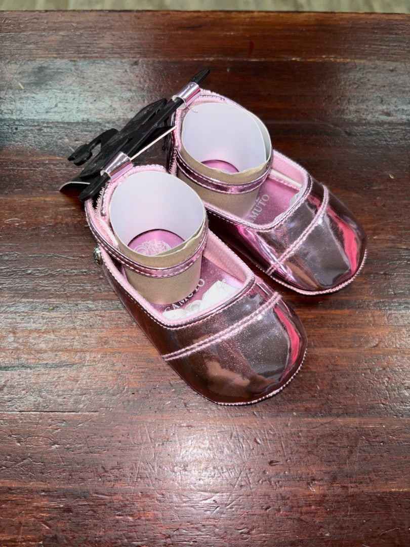 PINK VINCE CAMUTO NEW ANKEL STRAP FLATS, SHOES 3