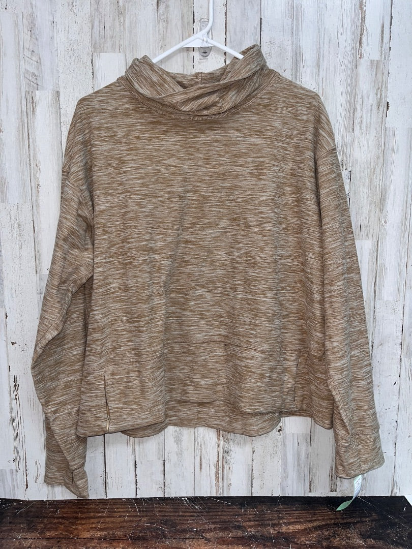 TAN AVIA HEATHERED PULLOVER, LADIES XL