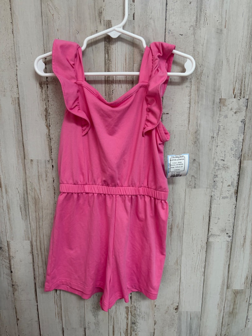 PINK BTWEEN RUFFLE ROMPER, GIRLS 5T