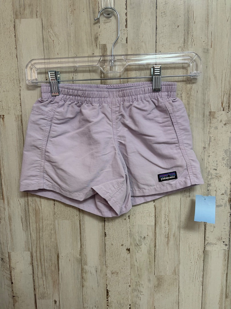 LILAC PATAGONIA SHORTS, GIRLS 6/7