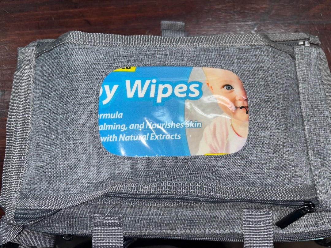GREY KOPI BABY NEW PORTABLE DIAPER CHANGING PAD, BABY GEAR
