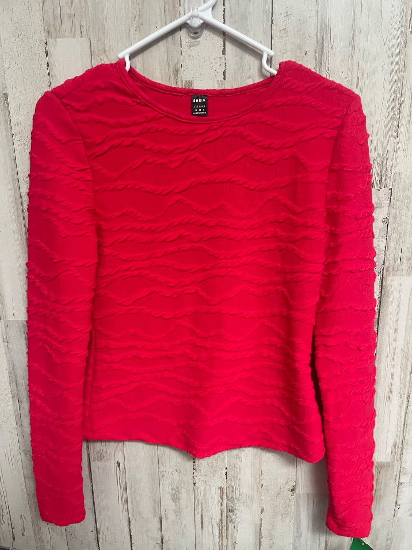 red shein long sleeve, LADIES M