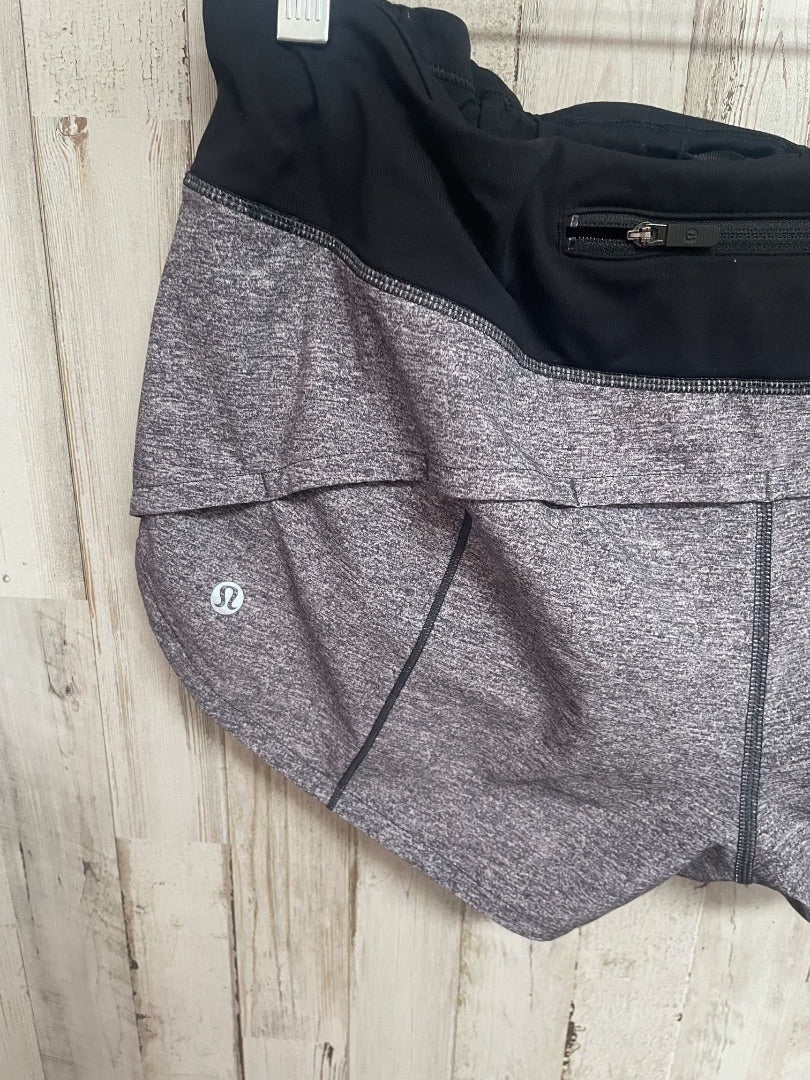 grey lululemon speed up, low rise, 2.5 inch, LADIES M