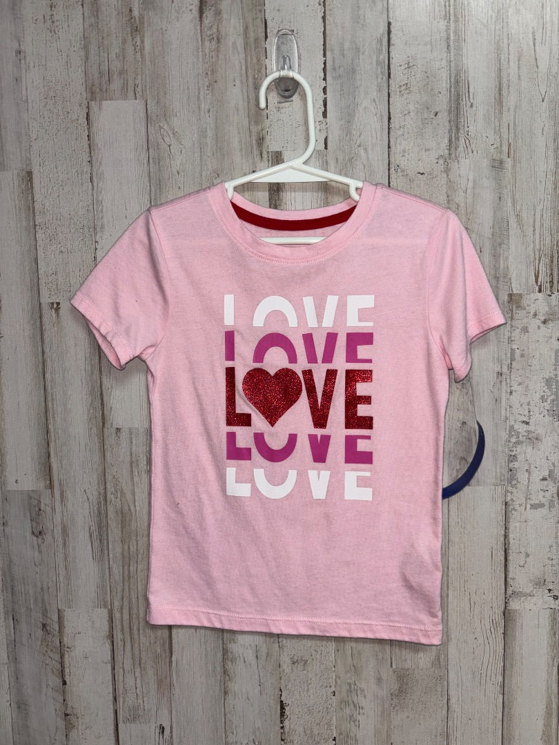 PINK CELEBRATE LOVE TEE, GIRL 4-5