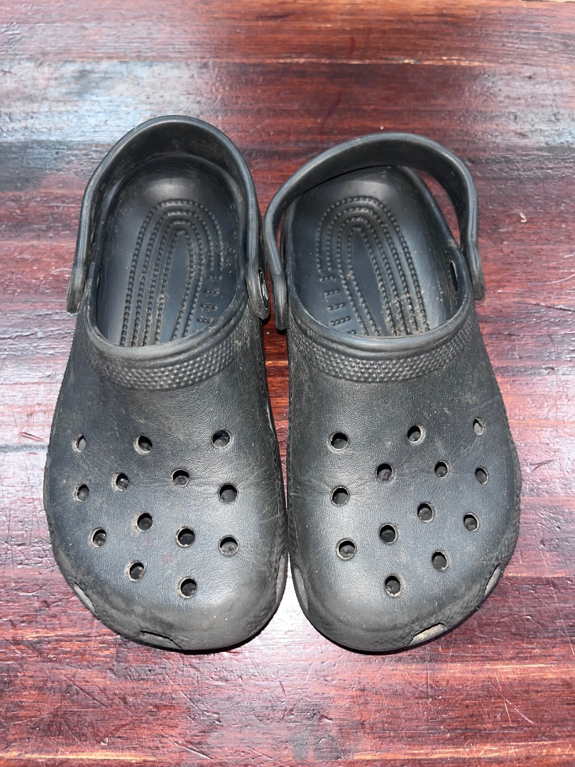 BLACK CROCS RUBBER SHOES, SHOES Y1