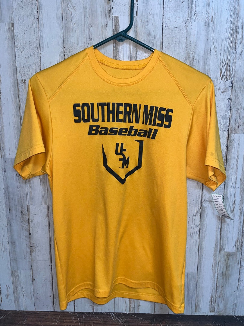 GOLD TB SOUTHERN MISS BASEBALL DRY FIT TEE, BOY 12/14