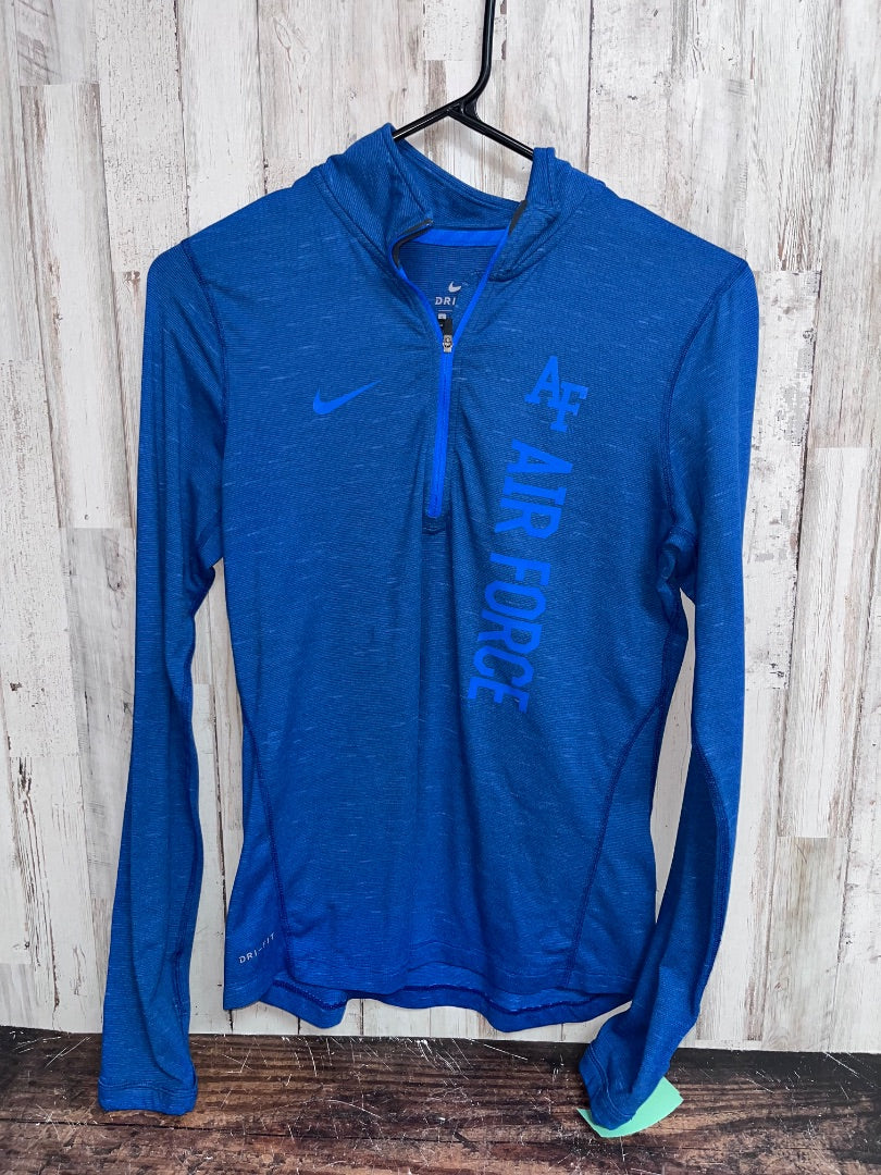 BRIGHT BLUE NIKE HALF ZIP PULLOVER, BOY ADULT S