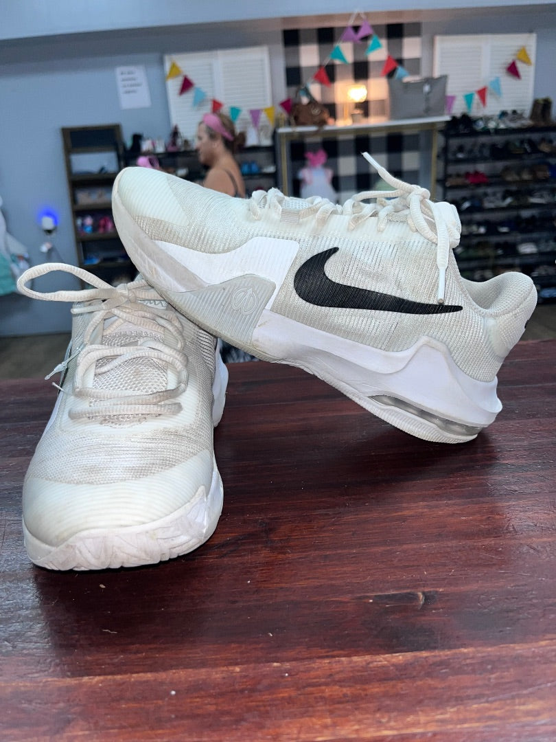 WHITE/BLACK NIKE AIR MAX SNEAKERS, SHOES 7 MEN